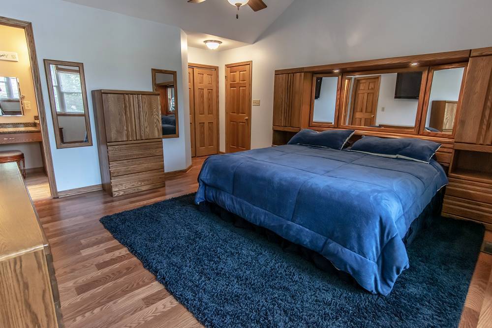 Remodeled Hardwood Bedroom Design