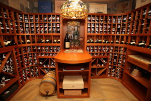Wine cellar in home