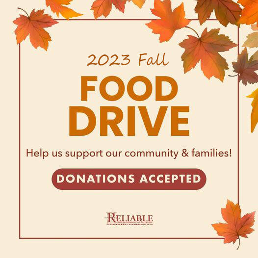 Reliable Food Drive 2023