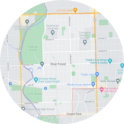 River Forest Custom Home Remodeling Bath, Kitchen, & Basement